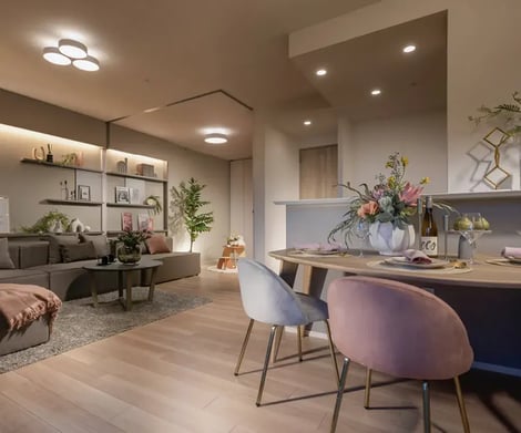 シエリアシティ大津におの浜 LDK室内写真