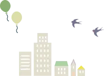 街並みイラスト