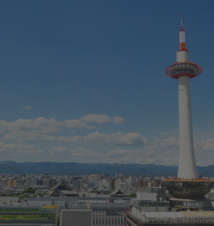 京都市内の街並み