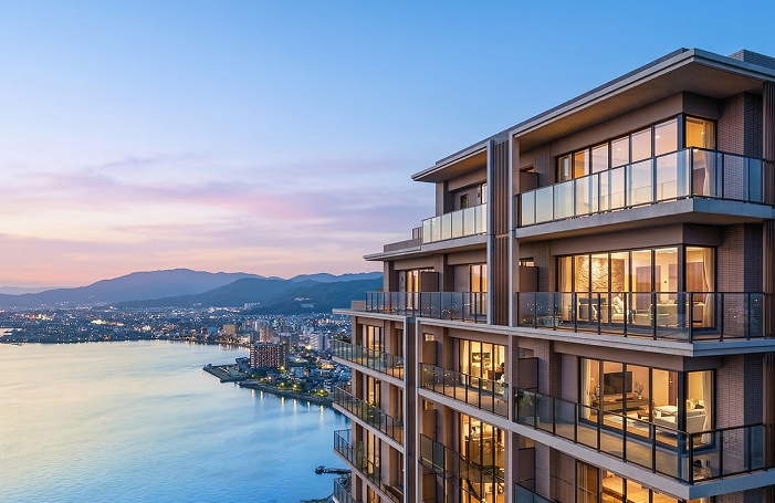 琵琶湖南東エリア マンション外観