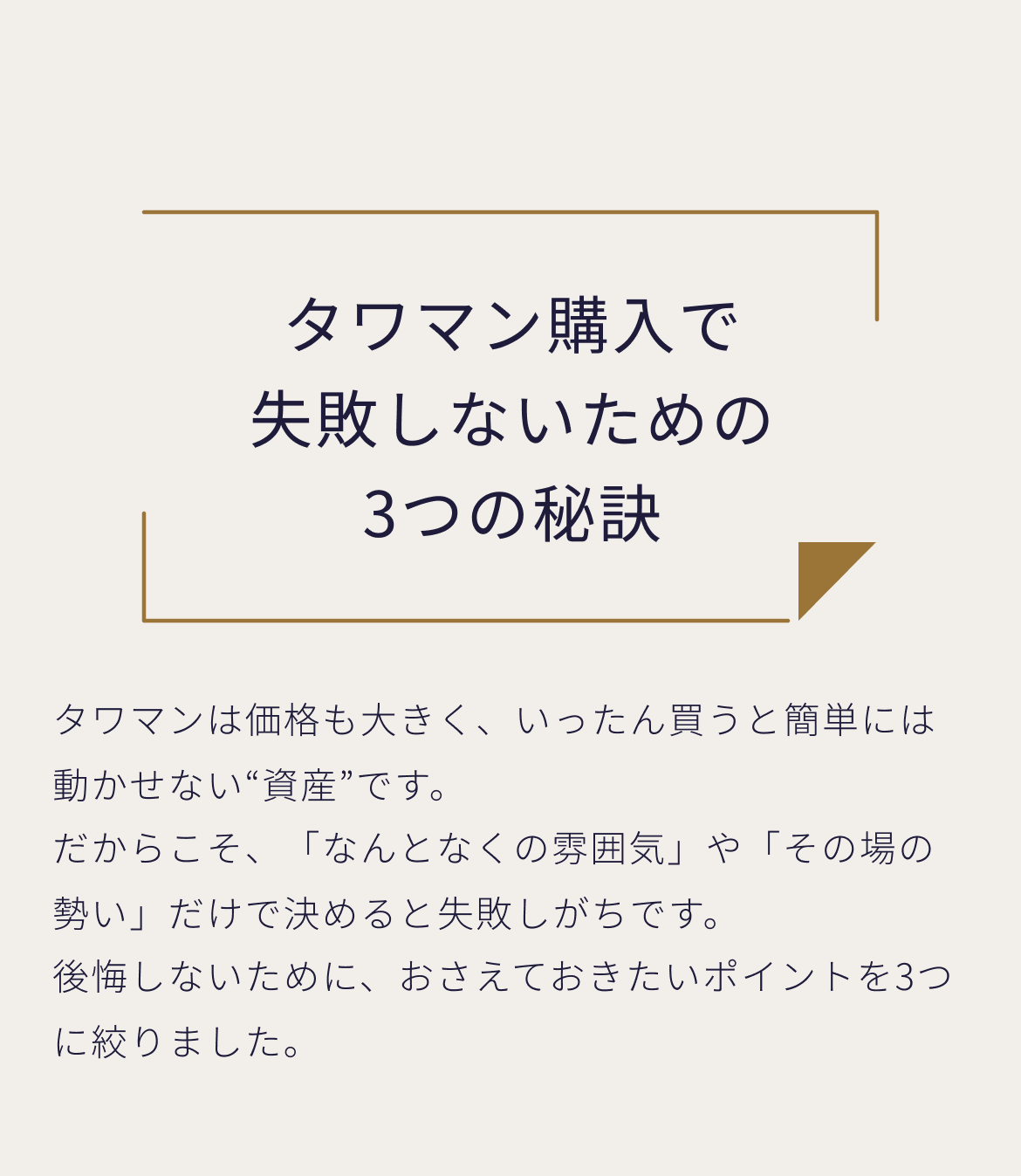 タワマン10室紹介